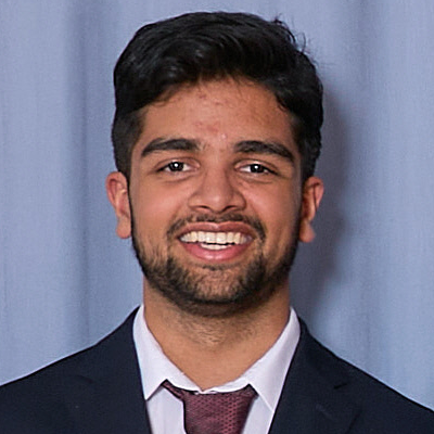 A picture of the deputy project manager Parth Patel.